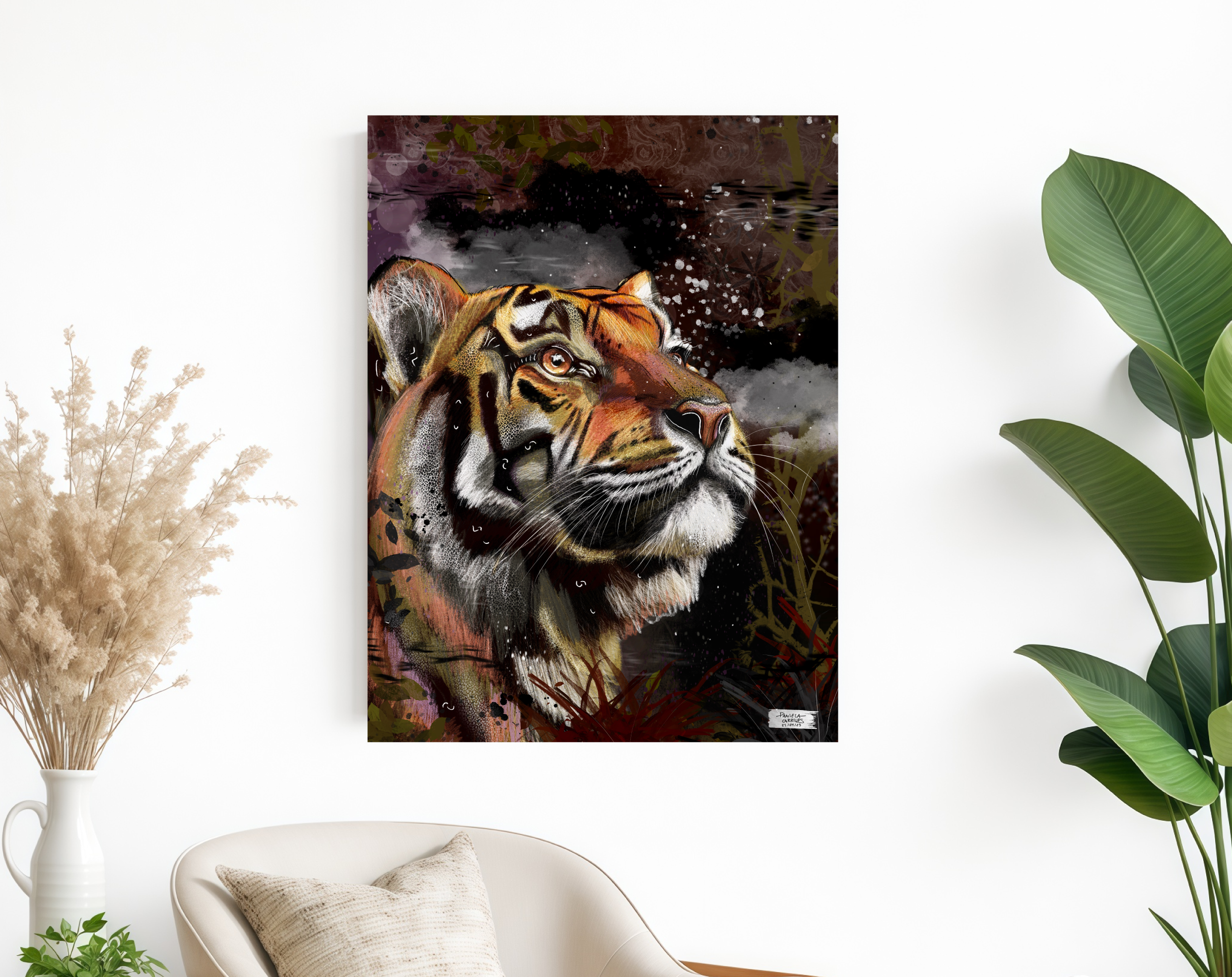 Acrylic Print - El tiempo en la mirada