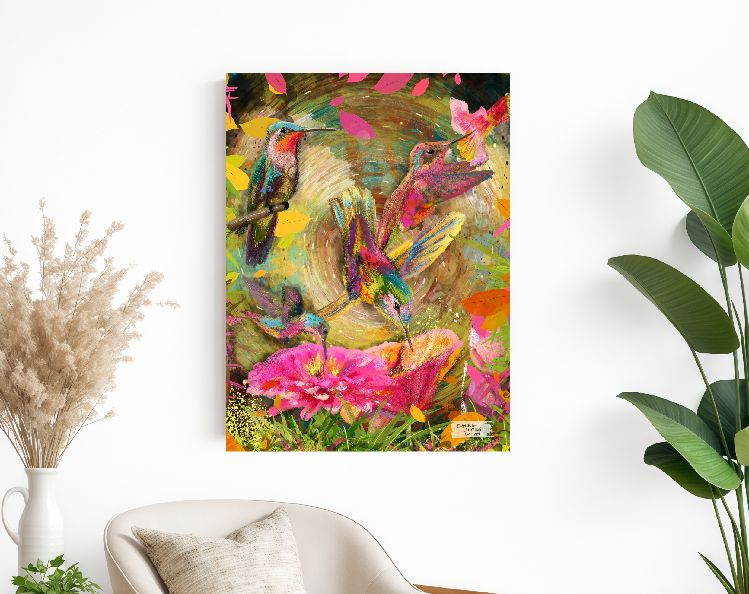 Acrylic Print - Entre Flores